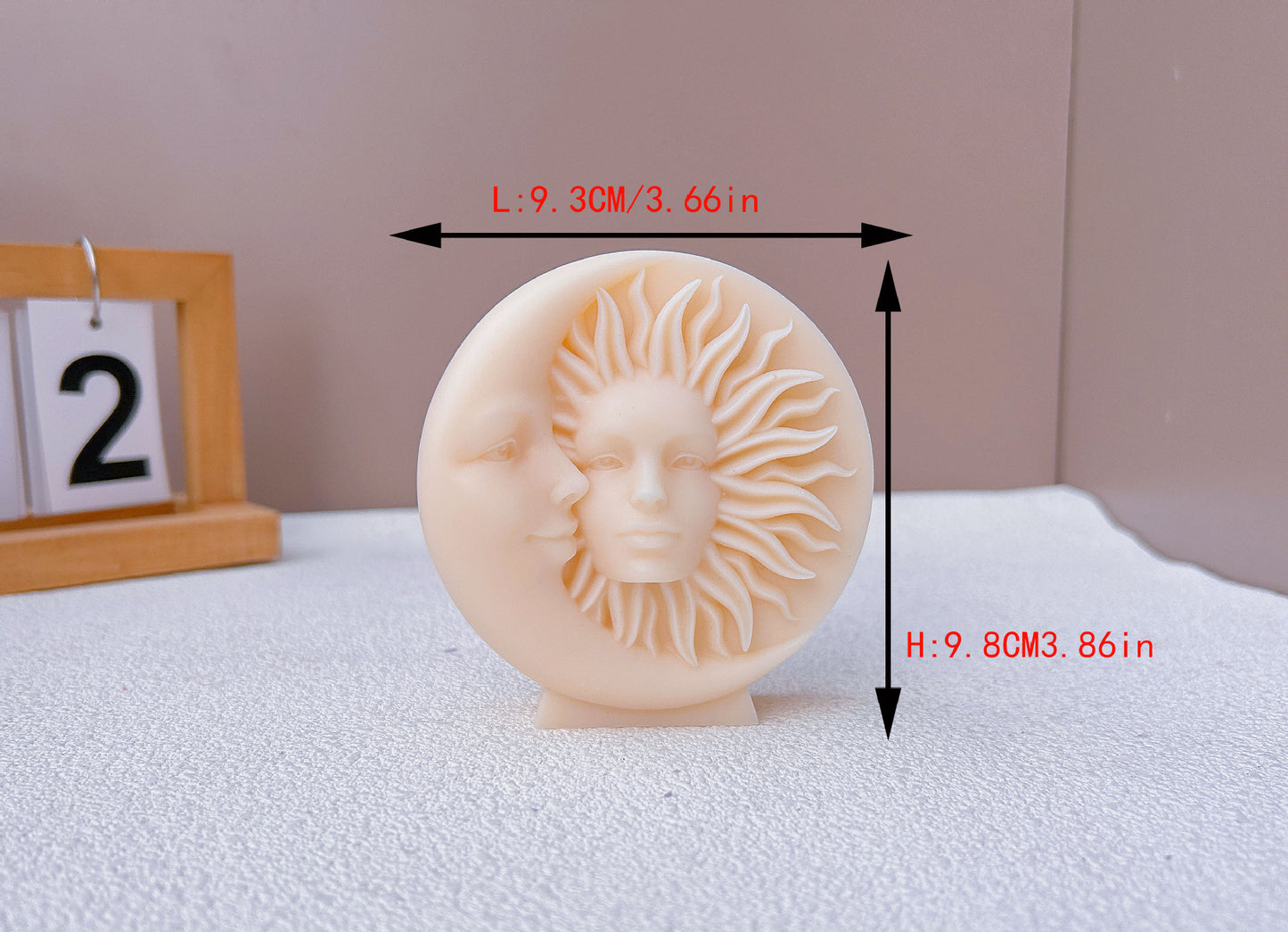 New Cake Soap Aromatherapy Moon Sun Silicone Mold