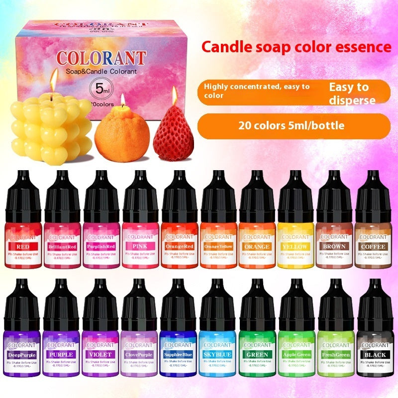 High Concentration Candle Aromatherapy Pigment Color Concentrate Soap Pigment Stain 5ml