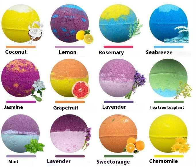 Bath Salt Children's Toy Bath Salt Large Bubble Ball Baby Bath Salt Bath Ball Bubble Bath
