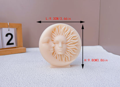 New Cake Soap Aromatherapy Moon Sun Silicone Mold